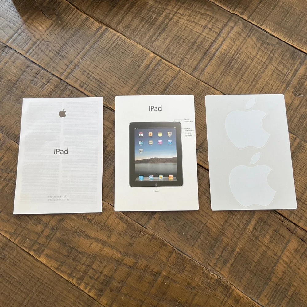 Apple iPad Box (Empty) for Display/Nostalgia/Keepsake 2010